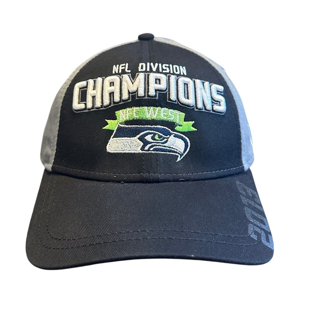 Seattle Seahawks Hat New Era 9FORTY Men's Adjustable 2013 Division Champions